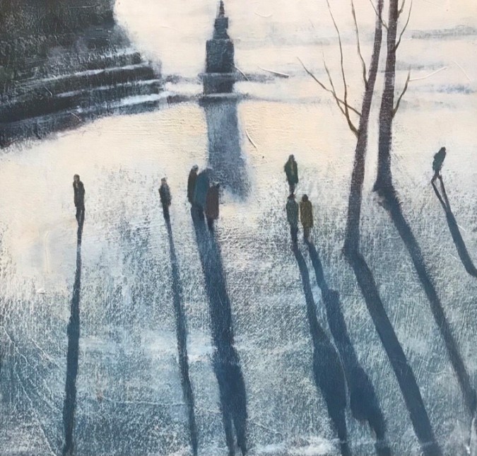 'Long Shadows, Homage to Bresson' by artist Peter Nardini